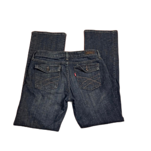 Levi's Vintage 90s/00s low rise Levi’s 545 dark wash bootcut jeans Size 8R - Picture 2 of 6